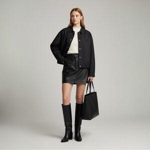 Miu Miu Pinstriped blouson jacket It38